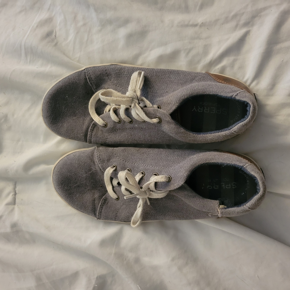Gray Canvas Sneakers